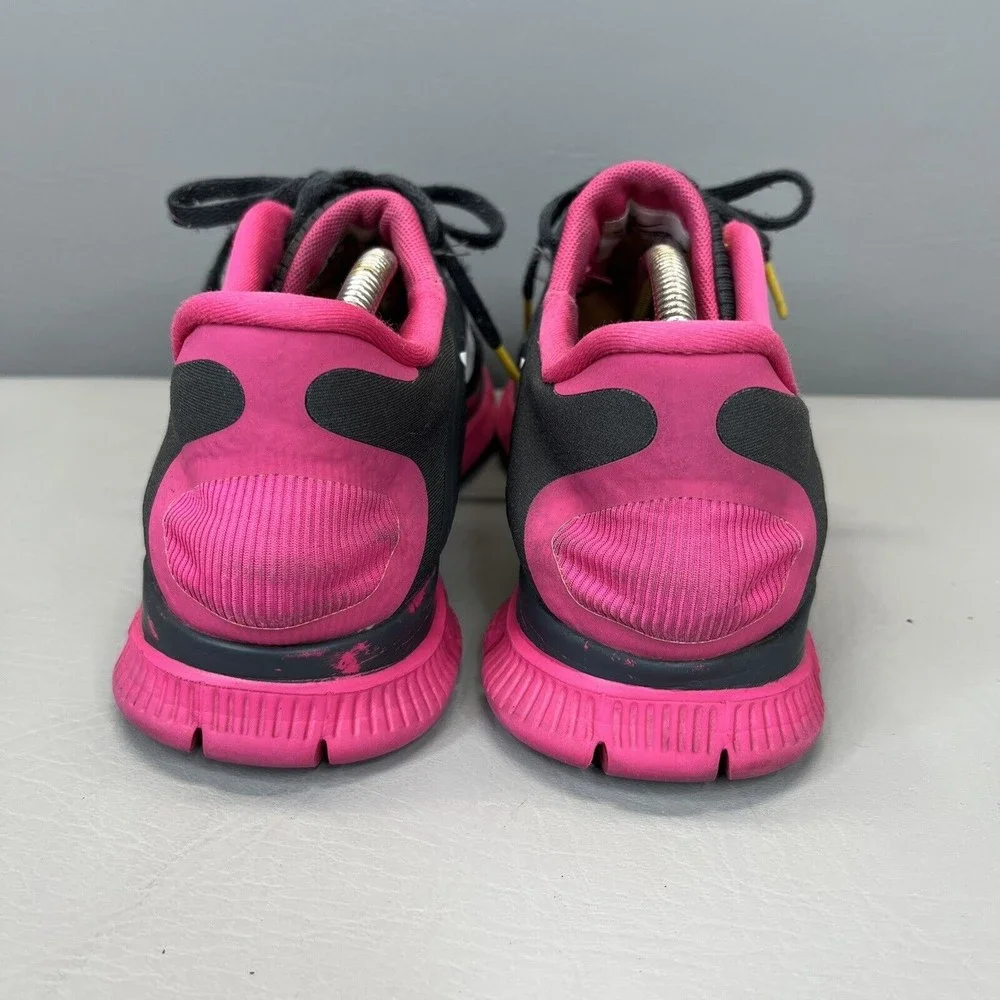 Nike Free V3 Livestrong 586296 Gray Pink Running Shoes Womens 9